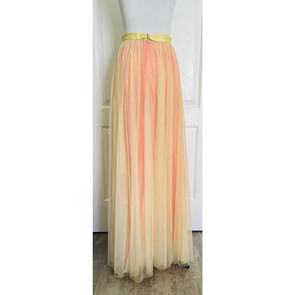 NEEDLE & THREAD Tulle Maxi Skirt Anthropologie BHLDN Wedding Formal Designer 6